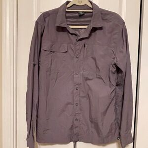Eastern Mountain Sports Hiking Shirt Long Sleeve Size M
